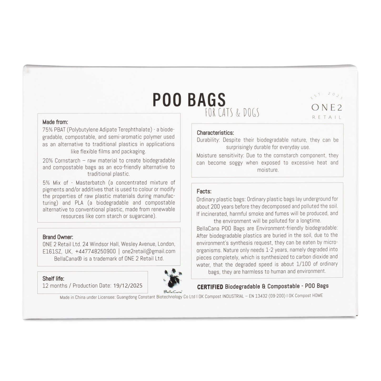 MEGA Box | 72 Rolls - 1080 Bags | POO Bags for Cats and Dogs - Premium biodegradable, Plant-based, Extra-strong and Leakproof - Image 2
